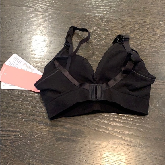 Sz S seamless drop cup back clasp nursing bra NWT - Picture 2 of 3